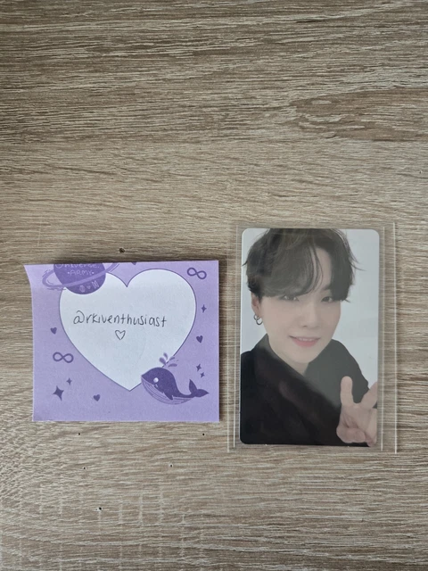 BTS OFFICIAL YOONGI Suga Memories 2020 Blu Ray Photocard £21.50