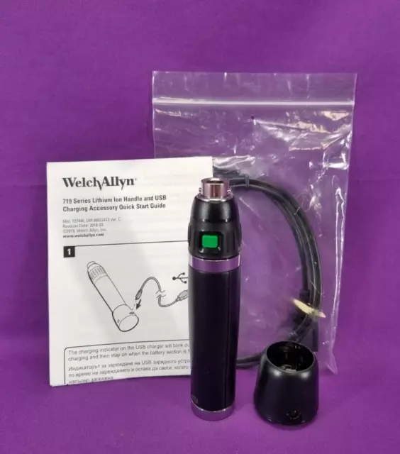 Welch Allyn 71900 USB Lithium Ion Rechargeable 3.5 Volt Handle - New without box