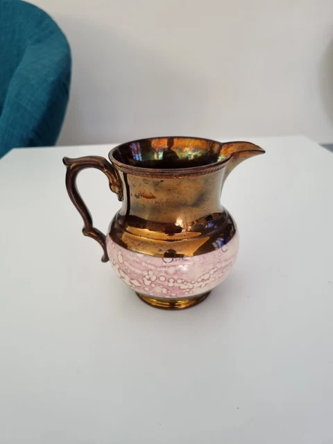 Ancien pichet en faïence  de Jersey 12 cm XIX ème