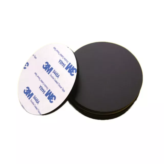 Self Adhesive Silicone Rubber Feet Black Round Furniture Pad Protectors 30-140mm