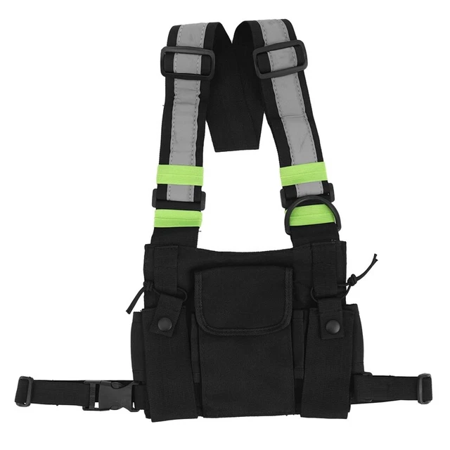 Radios Pocket Radio Chest Harness Chest Front Pack Pouch Holster Vest Carry Cah