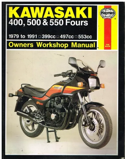 Kawasaki Z/Zr/Zx 400 , Z500 & Z/Zr/Zx/Kz 550 (1979-91) Owners Workshop Manual