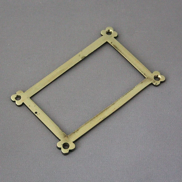 Antique Victorian Brass Label Holder