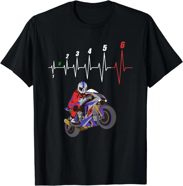 Motociclo Moto Da Corsa Maglietta