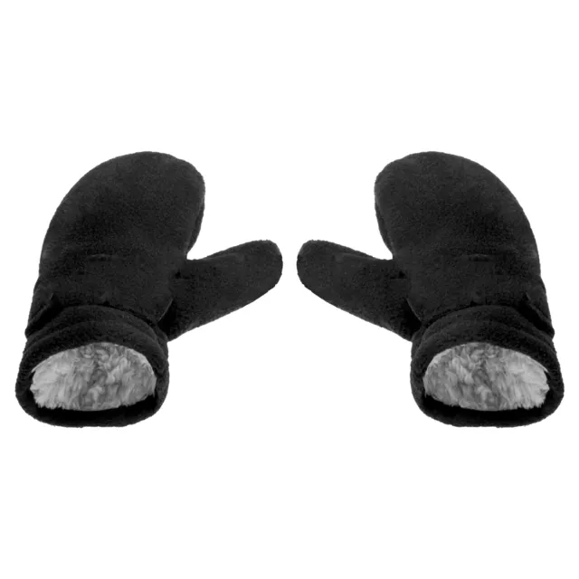 Infant Gloves Plush Adjustable Boys Girls Windproof Fastener Tape Gloves Unisex