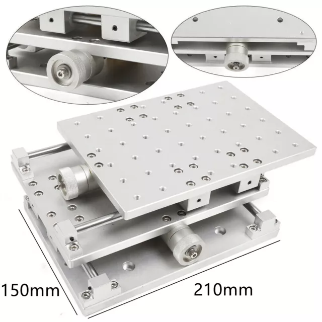 2-Axis XY Laser Workbench Positioning Moving Platform Work Table Marking Machine