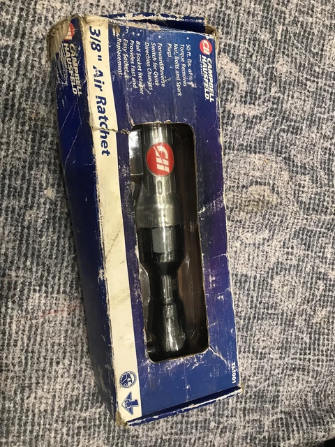Campbell Hausfeld Tl1001 Air Ratchet Wrench 3/8" Square Drive Wask Hyram Garage 3