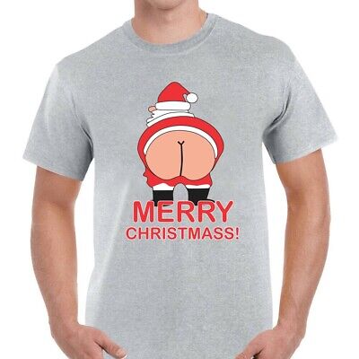 Merry Christmas Secret Santa T-Shirt Grey Mens Unisex FUNNY TSHIRT Tee Top Gift