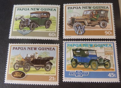 Papua New Guinea 1994 Historical Cars SG725/8 UM MNH Unmounted mint 
