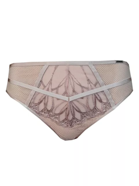 LADIES EX Marks & Spencer AUTOGRAPH NUDE LACE HIGH LEG KNICKERS BRIEFS M&S