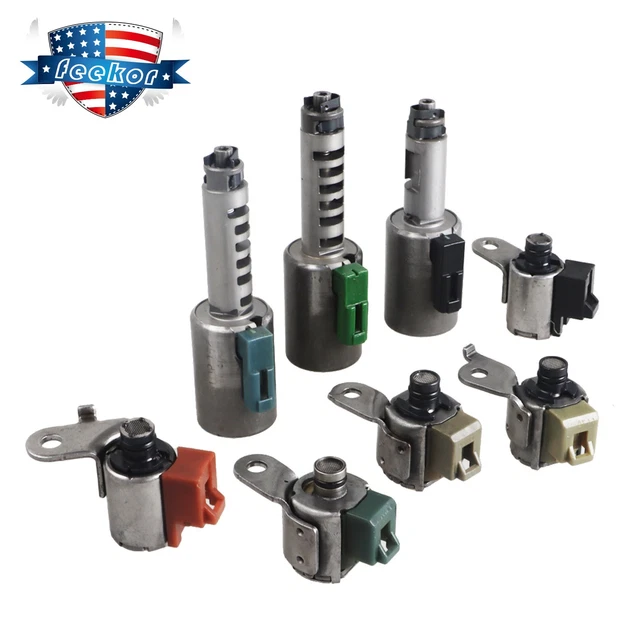 8Pcs Transmission Shift Solenoid Valve Set For Nissan Altima Maxima Quest – AW55-51SN Fit