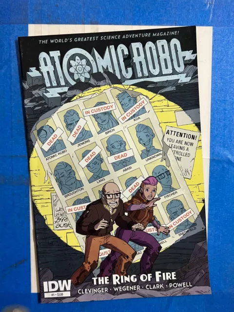 Atomic Robo and the Ring of Fire 1 IDW Comics 2015 | Combined Shipping B&B