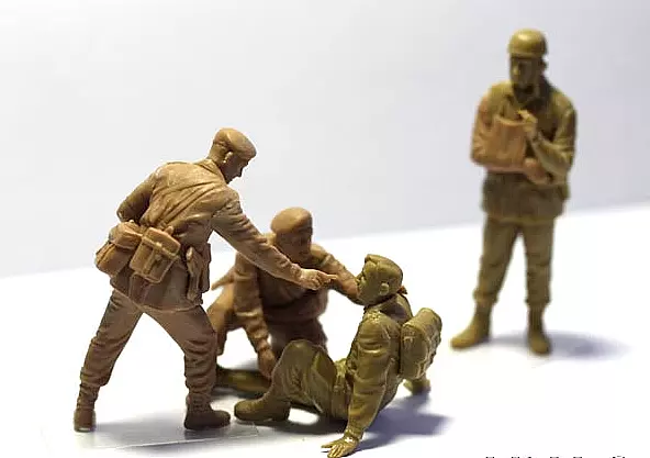 Master Box 3534 - 1/35 British Paratroopers Rigid Landing 1944 - WW2 Figuren Set