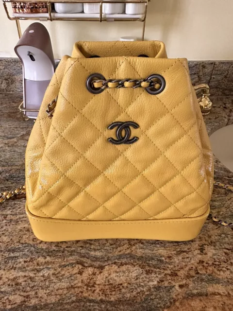 CHANEL GABRIELLE BACKPACK, Small, White Aged Calfskin with Silver/Gold  hardware $2,800.00 - PicClick