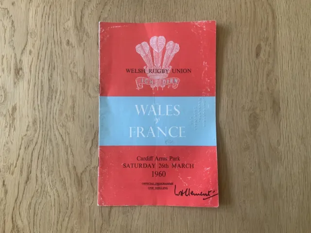 Wales v France - 1960 Five Nations Championship - Saturday 26/3/1960