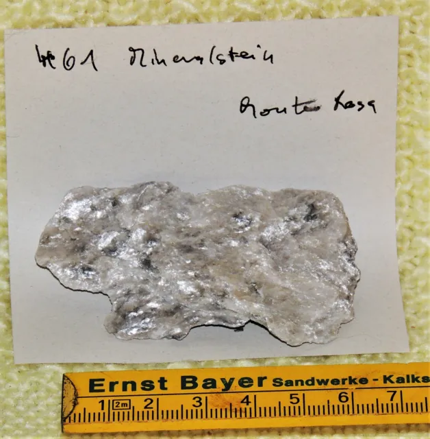 Schöner Mineralstein, Monte Rosa, Schweiz,Nr. 461, Teil einer Mineraliensammlung