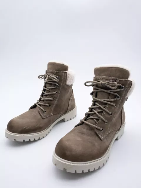 LANDROVER FEMMES BOTTES Lacets Bottes Boots Braun Gr. 39 Eu Art