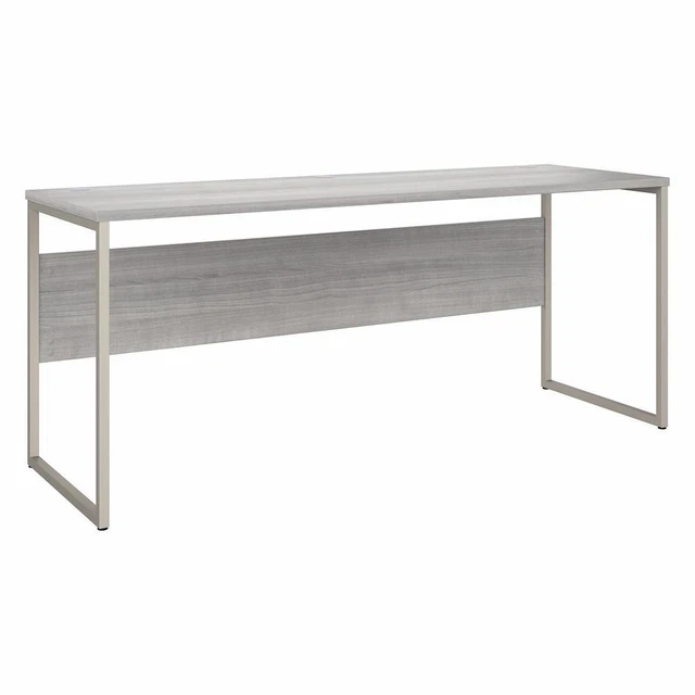Bush Business Furniture Hybrid 72W x 24D Computer Table Desk with Metal Legs...