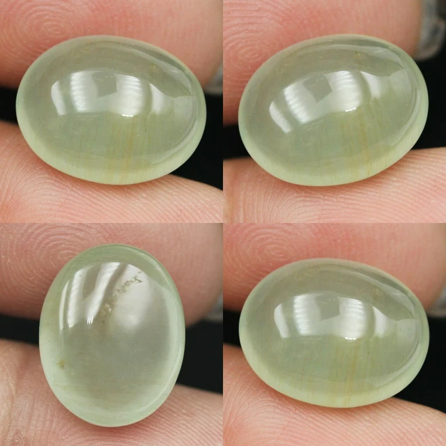 Cabochon en aigue-marine naturelle du Brésil de forme ronde de 24 mm pour la fabrication de bijoux, Strass, NA