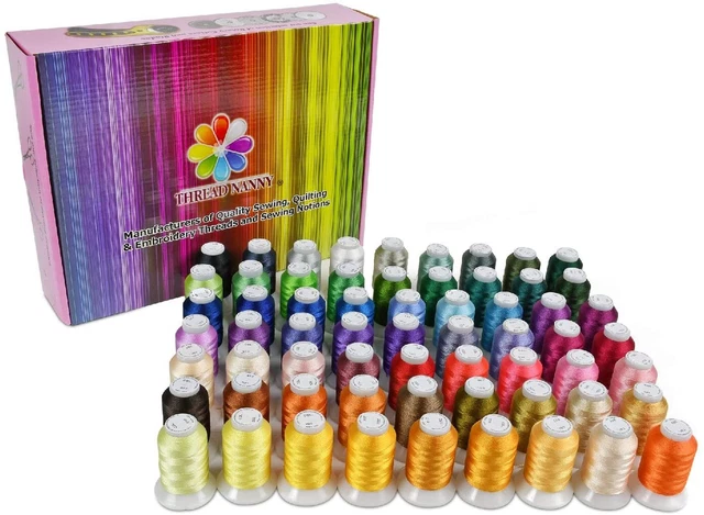 ThreadNanny 63 color embroidery thread kit
