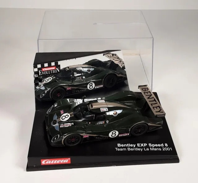 Carrera Evolution 25452, Bentley EXP Speed 8, Le Mans 2001, 1:32, embalaje original, #cw147