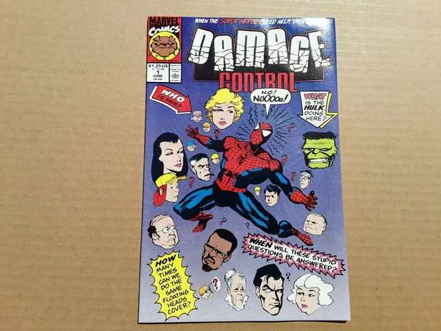 Damage Control First Issue Vol. 3 # 1 June 1991 Spiderman Marvel Comic Book