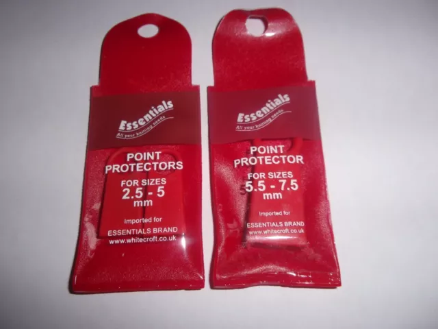 Knitting Needles and Knitting Pins Point Protectors Whitecroft Essentials