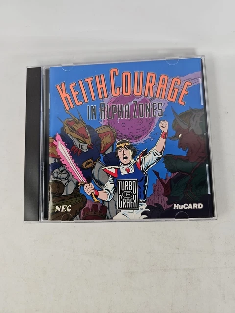 KEITH COURAGE EN Zonas Alfa TURBOGRAFX-16 Usado Probado