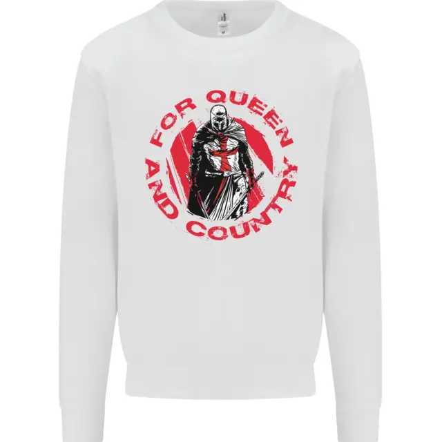St Georges Day For Queen & Country England Kids Sweatshirt Jumper