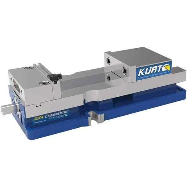 Kurt DX4R CrossOver Reverse Manual Operation Stationary Machine Vise Kurt DX4R CrossOver Reverse Manual Operation Stationary Machine Vise