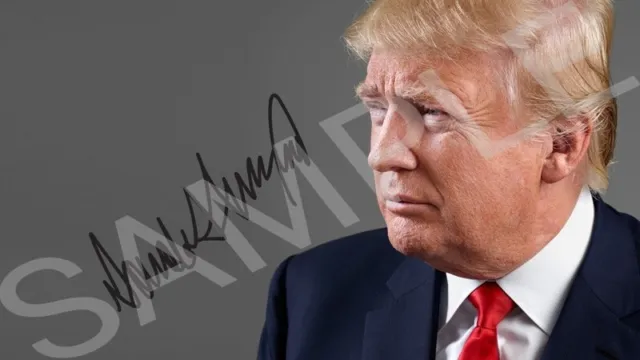 Photo Donald Trump Autographe Signed 10 x 15 cm DT3