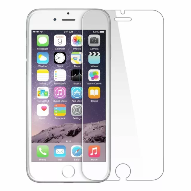 Pack 3 Protector Pantalla Cristal Para Iphone 8 X Xr 11 12 13 14 15 Pro Max Plus 3