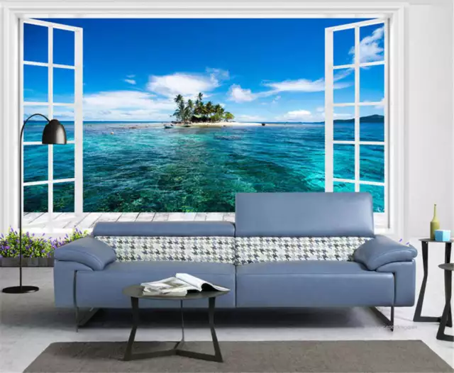 Entitled Sea Level 3D Full Wall Mural Photo Wallpaper Printing Home Kids Decor