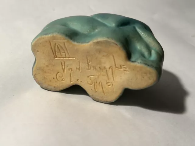 Van Briggle Green Elephant