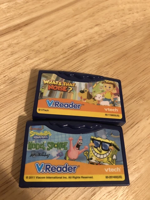 VTech V.Reader Learning System Video Game Cartridges - Lot Of 2