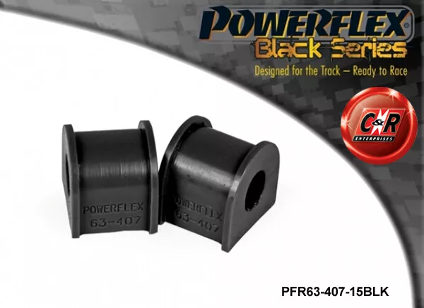 Powerflex Black RR o, Supporti 15mm per Rover 200 89-98, 400 90-98