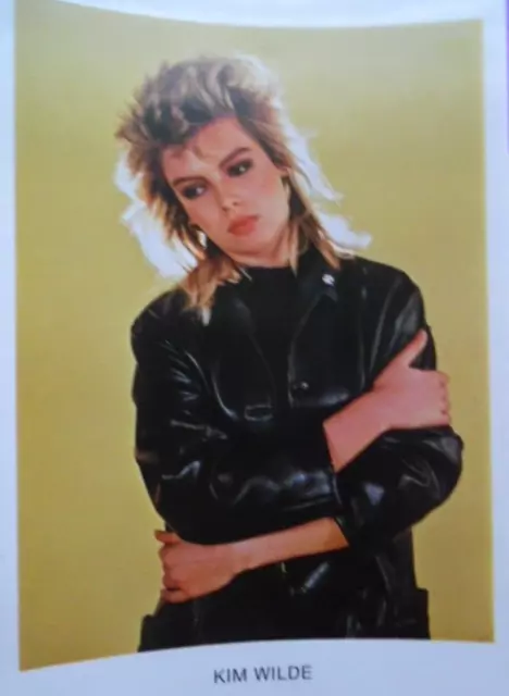 TOP SCHLAGERTEXTHEFT 99 - 1982 B Autogrammkarte KIM WILDE Gottlieb Wendehals