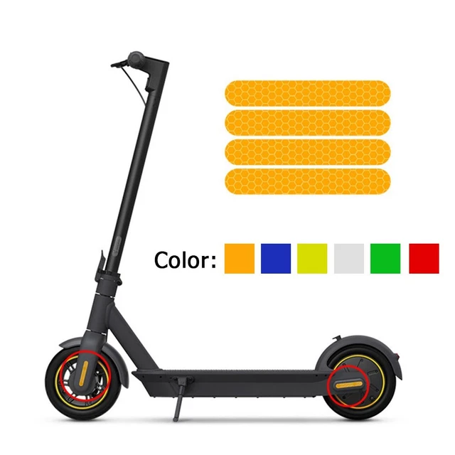 1PC Reflective-Stickers For Ninebot Max G30 Electric Scooter Reflector PARTS