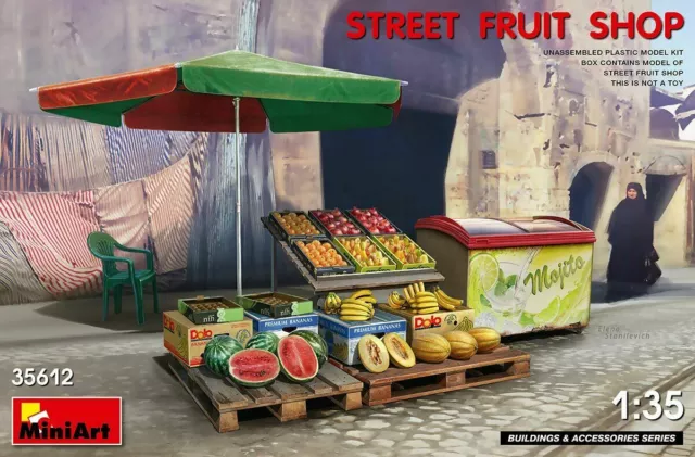 Miniart 35612 Street Fruit Shop 1/35 scale Model Kit