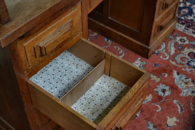 Antica scrivania postale con chiusura a serrandina inizi 900 3