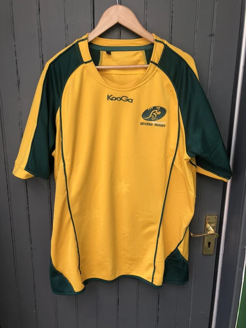 Mens KooGa Wallabies Australia Rugby 7s jersey shirt Size XL