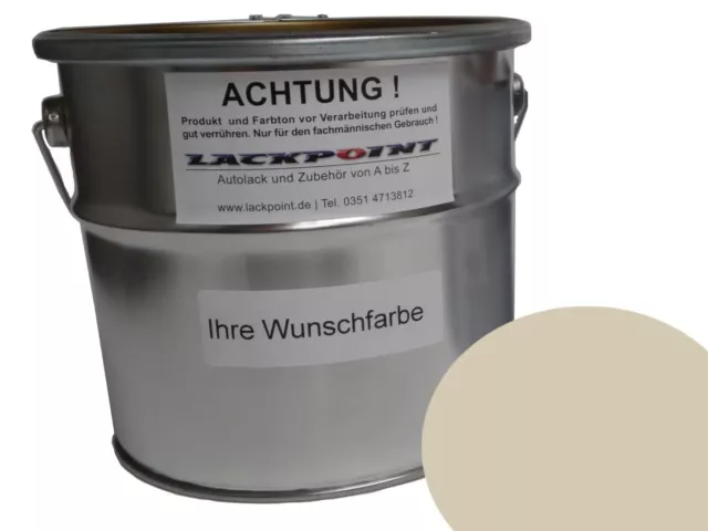 0,5 Liter 1K Autolack Kunstharz DDR Papyrus Trabant Wartburg Simson Barkas IFA