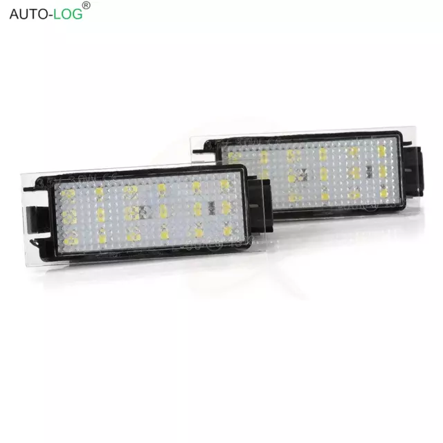 ✳️ 2x Feux de plaque d’immatriculation LED Renault Laguna Mégane Twingo Clio  ✳️