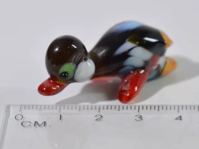 Ente, Duck, Glasfigur, Handarbeit, Glastiere, Muranoglas