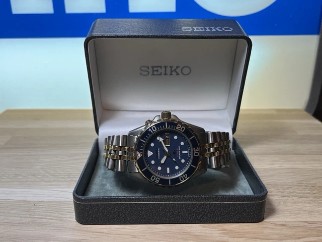 VINTAGE SEIKO 5M43 0B30 SKJ048 Men s Titanium Sports Kinetic Divers Watch Boxed 395.00 PicClick UK