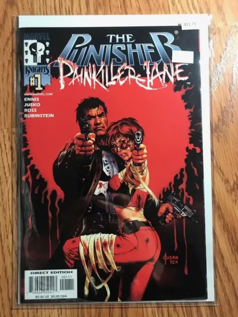 The Punisher Painkiller Jane 1 Direct Ediion - High Grade Comic Book B11-79