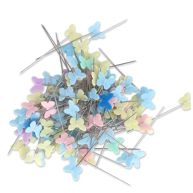 200 Épingles à Coudre En Forme De Cœur - Longues, Colorées, Pour Couture DIY Et Custom