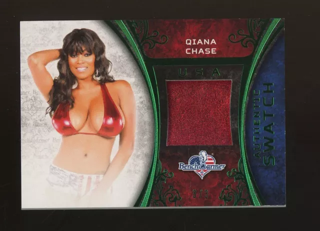 2017 Benchwarmer Green Foil Qiana Chase Patch 3/3