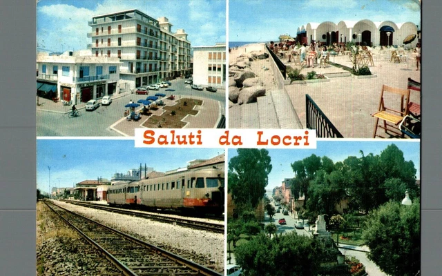 R. Calabria Locri vedutine Stazione Treno F. Grande  spedita