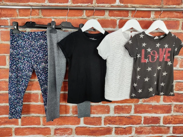 Girls Bundle Age 4-5 Years Next Zara Leggings Top T-Shirt Broderie Kids 110Cm